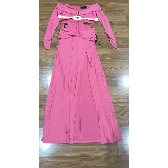 DUNDAS X REVOLVE  Elowen Cut out Maxi Dress in Hot Pink L - Picture 5 of 12